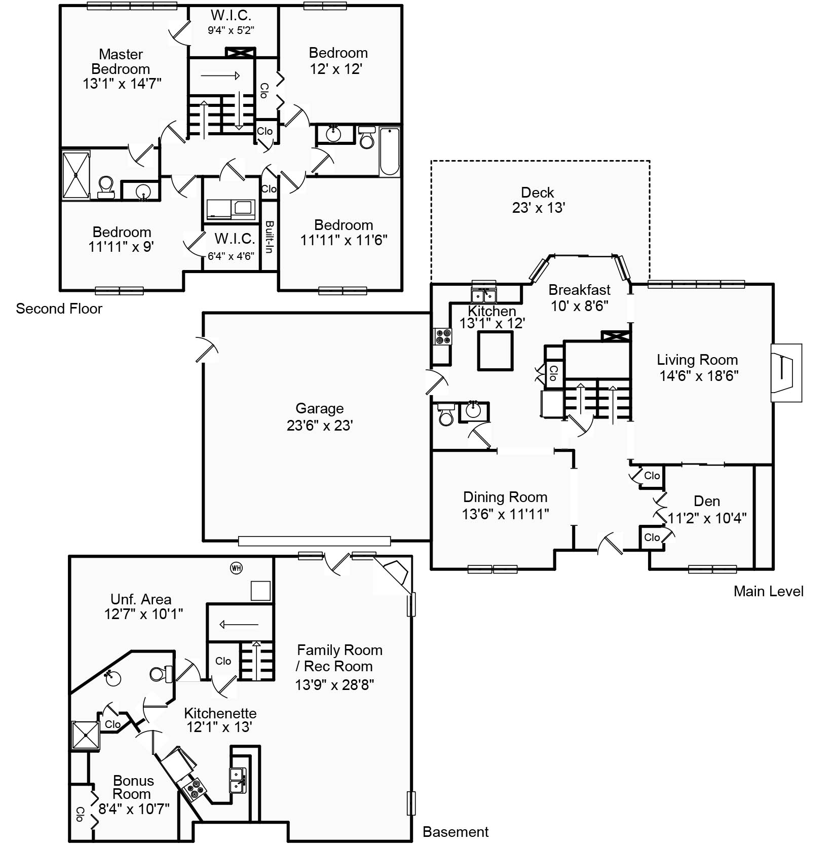 170 S Hillcrest Boulevard, Decatur, IL Floorplan